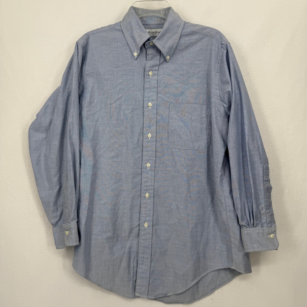Brooks Brothers Light Blue Oxford Button-Down Dress Shirt